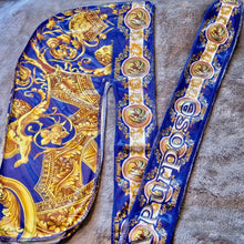 Load image into Gallery viewer, Winter Blue &amp; Gold Limited Edition GB Durag

