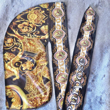 Load image into Gallery viewer, Black &amp; Gold Limited Edition Gifted Durags
