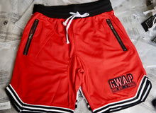 Load image into Gallery viewer, RED/BLK GWAP SHORTS (SLIM FIT ) Read Description