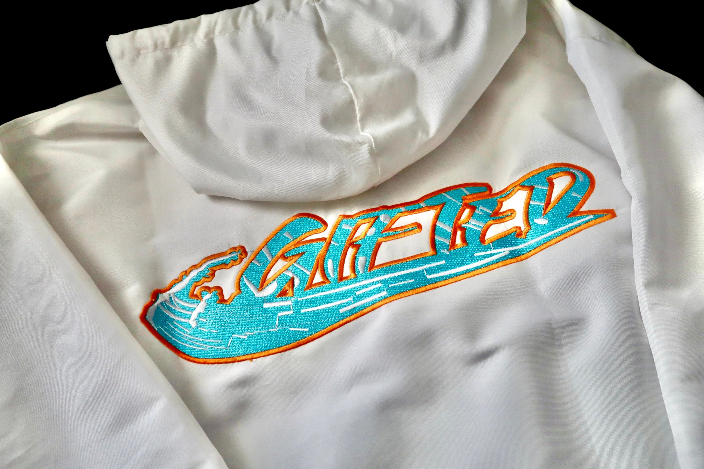 Limited Edition WHITE/ORANGE GWAP Embroidery Windbreaker