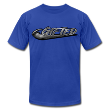 Load image into Gallery viewer, Gifted Black Wave Check - royal blue