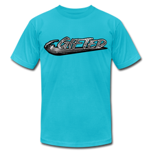 Load image into Gallery viewer, Gifted Black Wave Check - turquoise