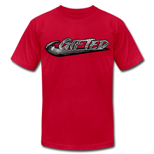Load image into Gallery viewer, Gifted Black Wave Check - red