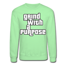 Load image into Gallery viewer, Grind With A Purpose Crewneck Sweatshirt - lime
