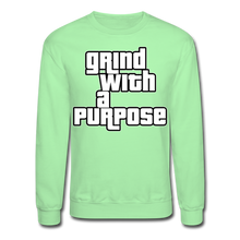 Load image into Gallery viewer, Grind With A Purpose Crewneck Sweatshirt - lime