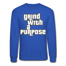 Load image into Gallery viewer, Grind With A Purpose Crewneck Sweatshirt - royal blue