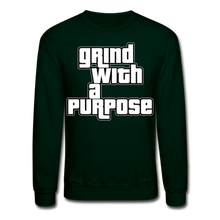 Load image into Gallery viewer, Grind With A Purpose Crewneck Sweatshirt - forest green

