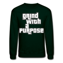 Load image into Gallery viewer, Grind With A Purpose Crewneck Sweatshirt - forest green