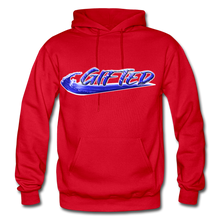 Load image into Gallery viewer, Blue Gifted Wave Check Edition Hoodie - red