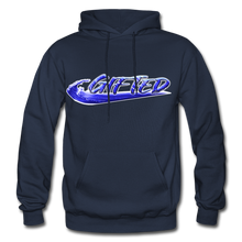 Load image into Gallery viewer, Blue Gifted Wave Check Edition Hoodie - navy