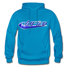 Load image into Gallery viewer, Blue Gifted Wave Check Edition Hoodie - turquoise
