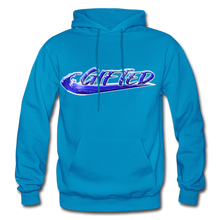 Load image into Gallery viewer, Blue Gifted Wave Check Edition Hoodie - turquoise