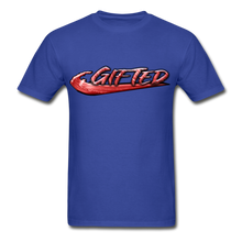 Load image into Gallery viewer, Fire Red Gifted Wave check - royal blue
