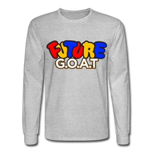 Load image into Gallery viewer, FUTURE G.O.A.T Long Sleeve T-Shirt - heather gray