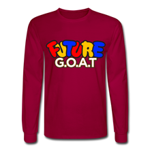 Load image into Gallery viewer, FUTURE G.O.A.T Long Sleeve T-Shirt - dark red