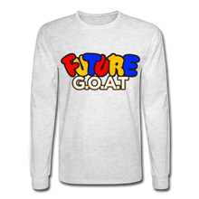 Load image into Gallery viewer, FUTURE G.O.A.T Long Sleeve T-Shirt - light heather gray