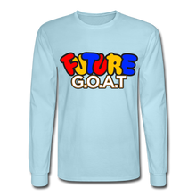Load image into Gallery viewer, FUTURE G.O.A.T Long Sleeve T-Shirt - powder blue