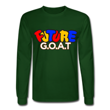 Load image into Gallery viewer, FUTURE G.O.A.T Long Sleeve T-Shirt - forest green