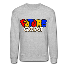 Load image into Gallery viewer, FUTURE G.O.A.T Crewneck Sweatshirt - heather gray
