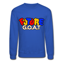 Load image into Gallery viewer, FUTURE G.O.A.T Crewneck Sweatshirt - royal blue
