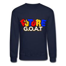 Load image into Gallery viewer, FUTURE G.O.A.T Crewneck Sweatshirt - navy