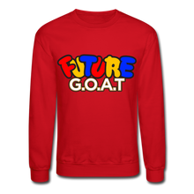 Load image into Gallery viewer, FUTURE G.O.A.T Crewneck Sweatshirt - red