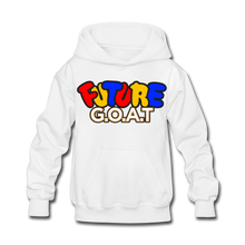 Load image into Gallery viewer, FUTURE G.O.A.T Kids&#39; Hoodie - white
