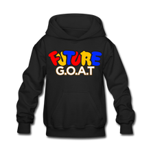 Load image into Gallery viewer, FUTURE G.O.A.T Kids&#39; Hoodie - black
