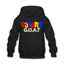 Load image into Gallery viewer, FUTURE G.O.A.T Kids' Hoodie - black