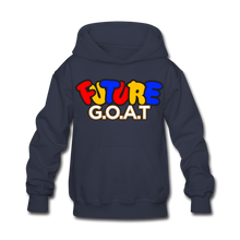 Load image into Gallery viewer, FUTURE G.O.A.T Kids' Hoodie - navy