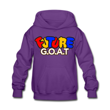 Load image into Gallery viewer, FUTURE G.O.A.T Kids' Hoodie - purple