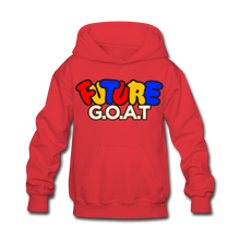Load image into Gallery viewer, FUTURE G.O.A.T Kids&#39; Hoodie - red
