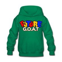 Load image into Gallery viewer, FUTURE G.O.A.T Kids' Hoodie - kelly green