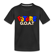 Load image into Gallery viewer, FUTURE G.O.A.T Kids&#39; Premium T-Shirt - black
