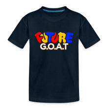 Load image into Gallery viewer, FUTURE G.O.A.T Kids&#39; Premium T-Shirt - deep navy

