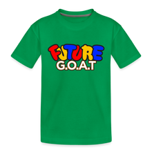 Load image into Gallery viewer, FUTURE G.O.A.T Kids&#39; Premium T-Shirt - kelly green
