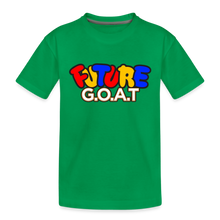 Load image into Gallery viewer, FUTURE G.O.A.T Kids' Premium T-Shirt - kelly green