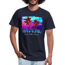 Load image into Gallery viewer, Miami Sunset Shirt / Durag Collection - navy