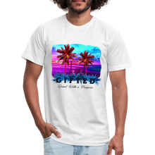 Load image into Gallery viewer, Miami Sunset Matching Durag Shirt - white