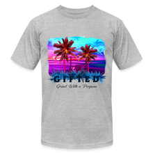 Load image into Gallery viewer, Miami Sunset Matching Durag Shirt - heather gray