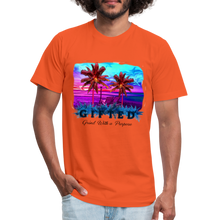 Load image into Gallery viewer, Miami Sunset Matching Durag Shirt - orange