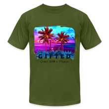 Load image into Gallery viewer, Miami Sunset Matching Durag Shirt - olive
