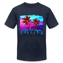 Load image into Gallery viewer, Miami Sunset Matching Durag Shirt - navy