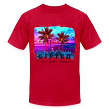 Load image into Gallery viewer, Miami Sunset Matching Durag Shirt - red