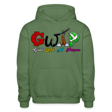 Load image into Gallery viewer, Gildan Heavy Blend Adult Hoodie - military green