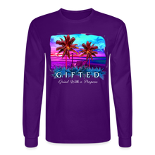 Load image into Gallery viewer, MIAMI NIGHTS Long Sleeve T-Shirt - purple