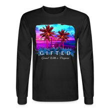 Load image into Gallery viewer, MIAMI NIGHTS Long Sleeve T-Shirt - black