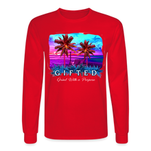 Load image into Gallery viewer, MIAMI NIGHTS Long Sleeve T-Shirt - red