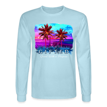 Load image into Gallery viewer, MIAMI NIGHTS Long Sleeve T-Shirt - powder blue