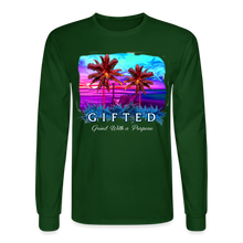 Load image into Gallery viewer, MIAMI NIGHTS Long Sleeve T-Shirt - forest green